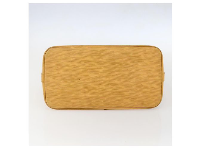 LOUIS VUITTON Borsa a Mano Epi Alma Gialla M52149 LV Auth 152094 Giallo - vista 5