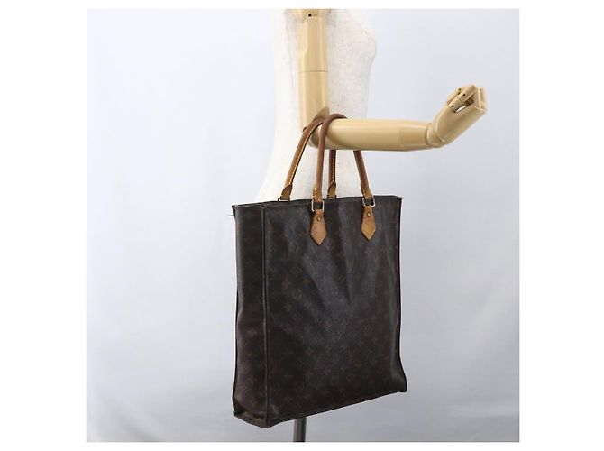 LOUIS VUITTON Borsa Sac Plat Monogram M51140 LV Auth bs31940 Monogramma - vista 19