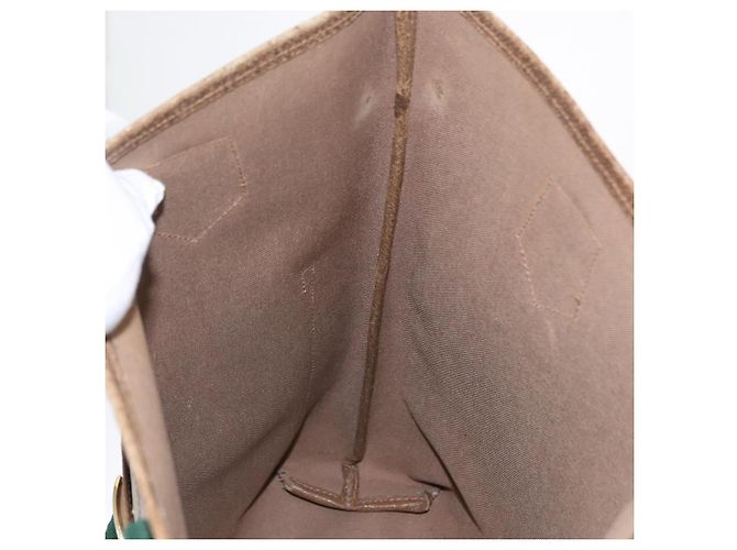 Borsa tote in PVC beige e oro della linea Sherry GG Plus Supreme di GUCCI Auth BA9029 D'oro - vista 20