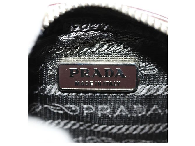 Saffiano Prada Pochette Safiano Avorio Argento Auth 157955V Crudo - vista 23
