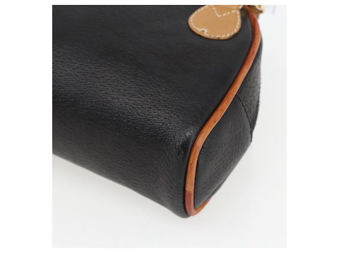 Gucci Borsa a Spalla in Pelle Nera e Oro Auth 158401 Nero D'oro - vista 15