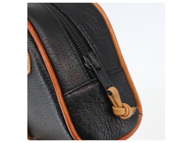 Gucci Borsa a Spalla in Pelle Nera e Oro Auth 158401 Nero D'oro - vista 18