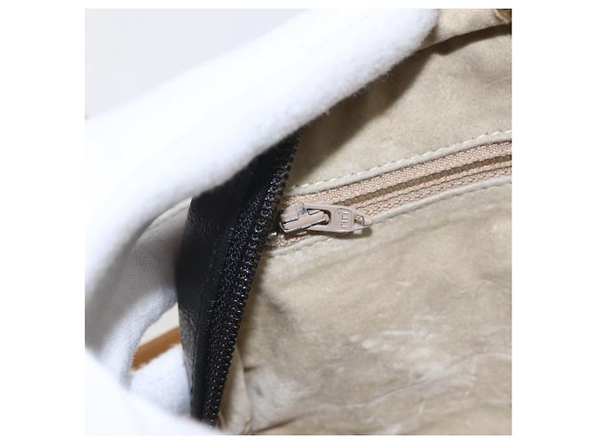 Gucci Borsa a Spalla in Pelle Nera e Oro Auth 158401 Nero D'oro - vista 20