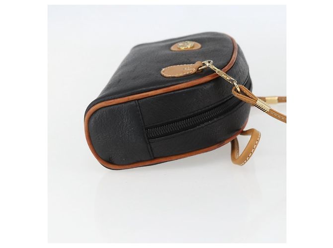 Gucci Borsa a Spalla in Pelle Nera e Oro Auth 158401 Nero D'oro - vista 4