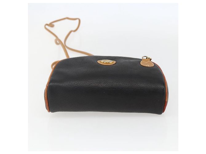 Gucci Borsa a Spalla in Pelle Nera e Oro Auth 158401 Nero D'oro - vista 5