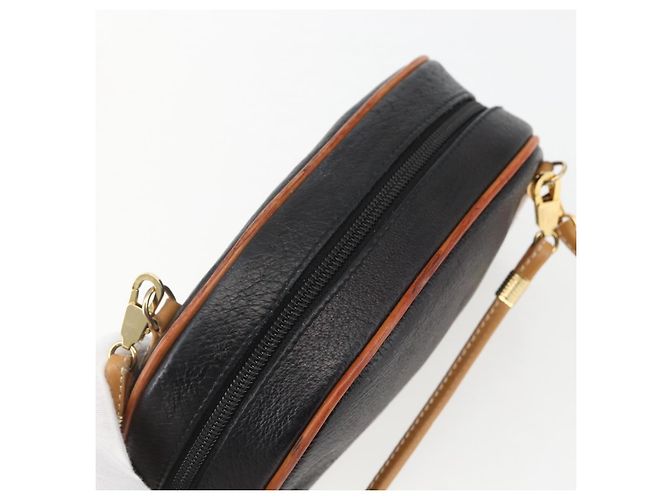 Gucci Borsa a Spalla in Pelle Nera e Oro Auth 158401 Nero D'oro - vista 6