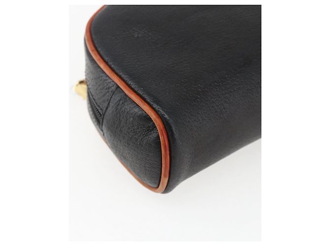 Gucci Borsa a Spalla in Pelle Nera e Oro Auth 158401 Nero D'oro - vista 9