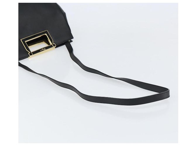 Borsa a Spalla Gancini in Pelle Salvatore Ferragamo Nero - vista 7