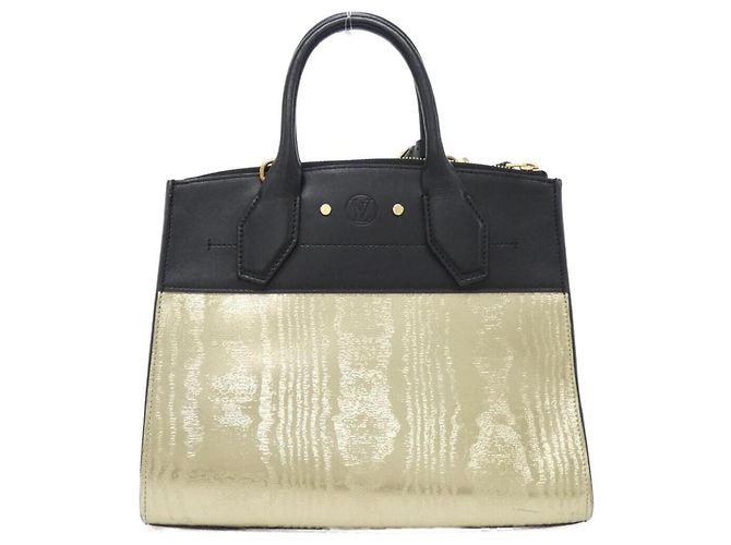 Borsa City Steamer PM Louis Vuitton Nero D'oro - vista 2