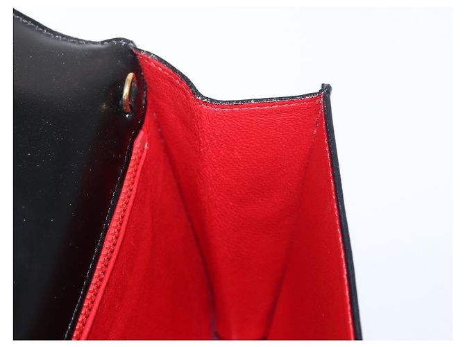 Céline Borsa Clutch CELINE Smalto Nero Oro Auth bs32100 D'oro - vista 20