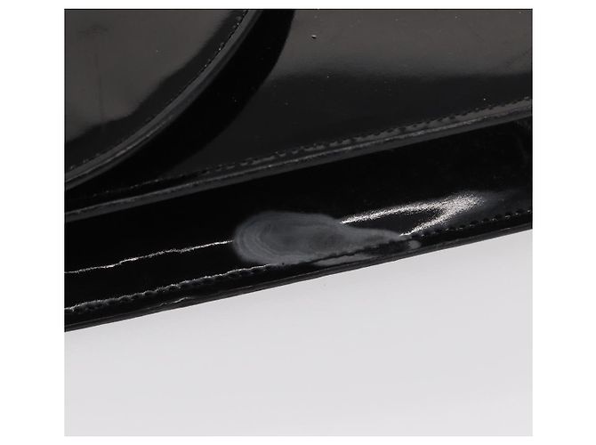 Céline Borsa Clutch CELINE Smalto Nero Oro Auth bs32100 D'oro - vista 6