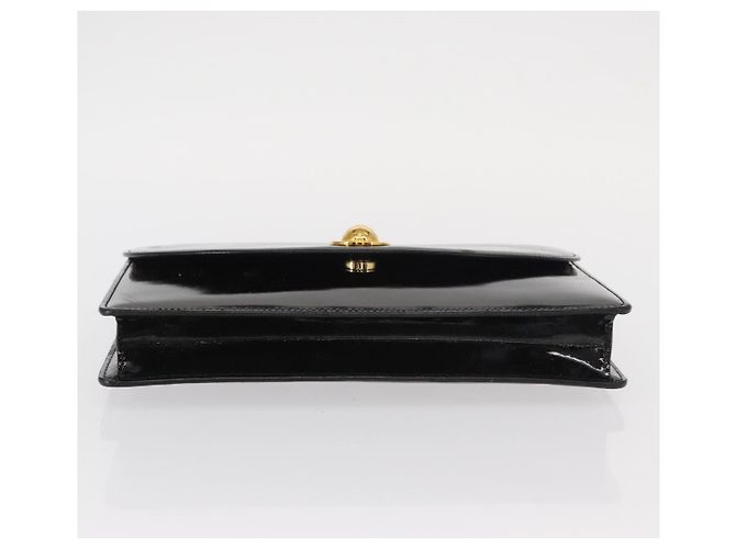 Céline Borsa Clutch CELINE Smalto Nero Oro Auth bs32100 D'oro - vista 7