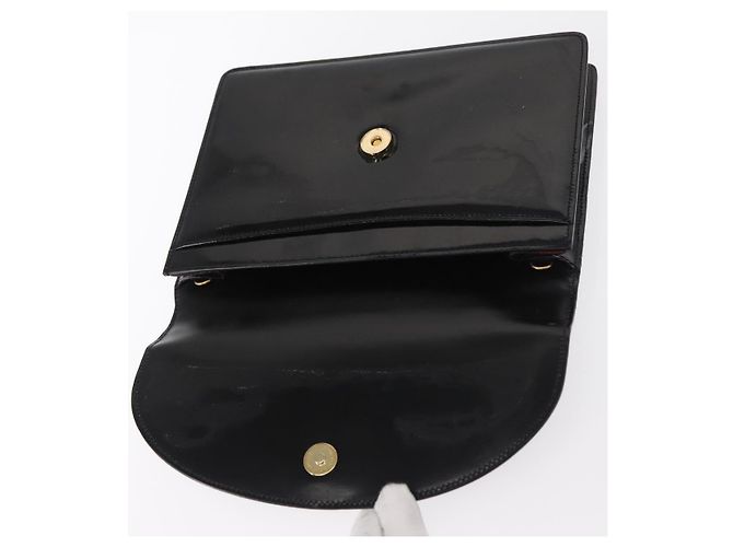 Céline Borsa Clutch CELINE Smalto Nero Oro Auth bs32100 D'oro - vista 9