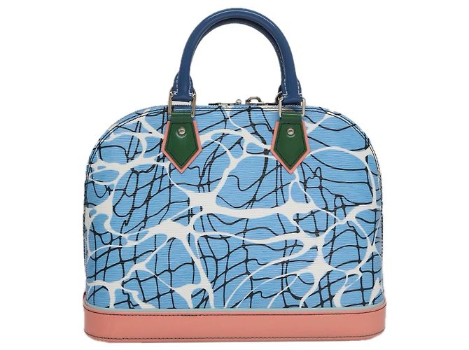 Louis Vuitton Alma Limited Edition Print Epi Leather PM Azul - vista 2