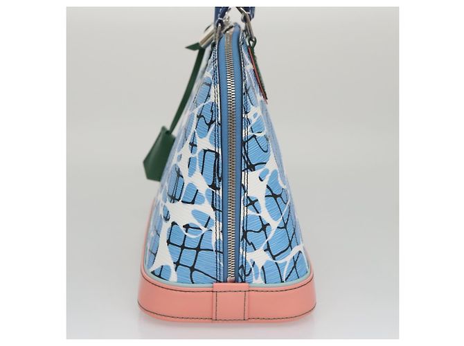 Louis Vuitton Alma Limited Edition Print Epi Leather PM Azul - vista 3