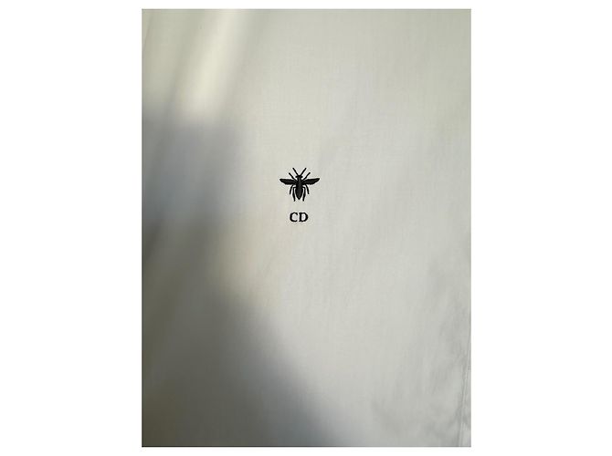 Top Christian Dior en coton blanc - vue 3