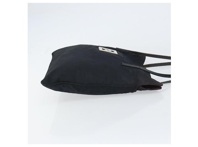 Fendi Zucca Tragetasche aus Canvas Schwarz - Ansicht 3