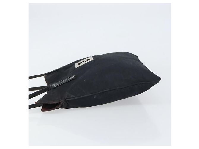 Fendi Zucca Tragetasche aus Canvas Schwarz - Ansicht 4