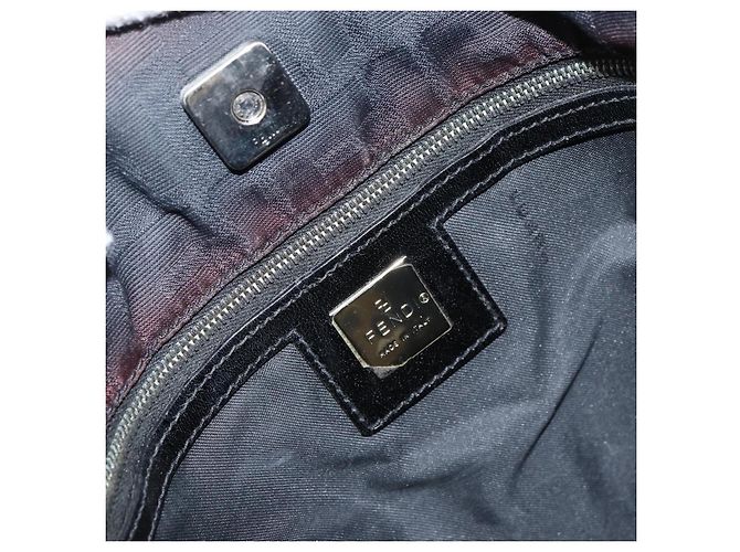 Fendi Zucca Tragetasche aus Canvas Schwarz - Ansicht 7