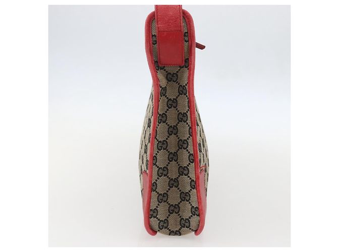 Borsa a spalla vintage Gucci in tela monogramma media Beige - vista 3