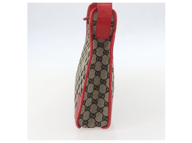 Borsa a spalla vintage Gucci in tela monogramma media Beige - vista 4