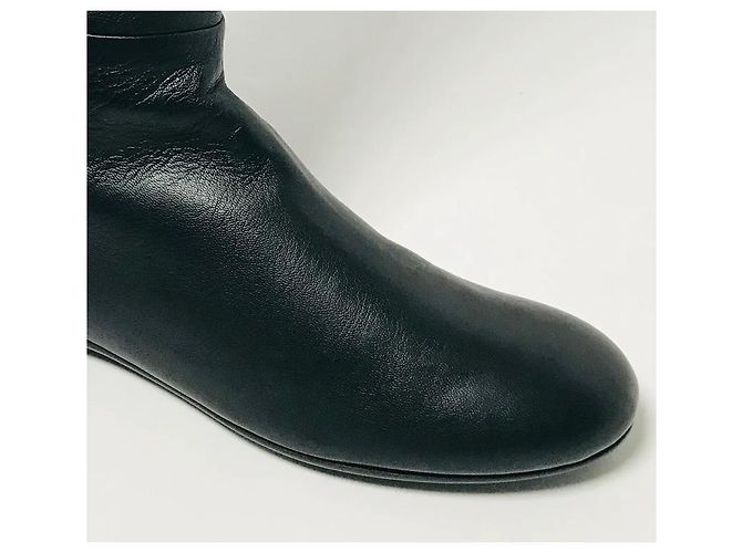 Giuseppe Zanotti Botas altas de cuero negro - vista 8