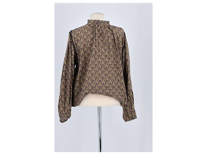 Bonpoint Blusa de algodón negra - vista 6
