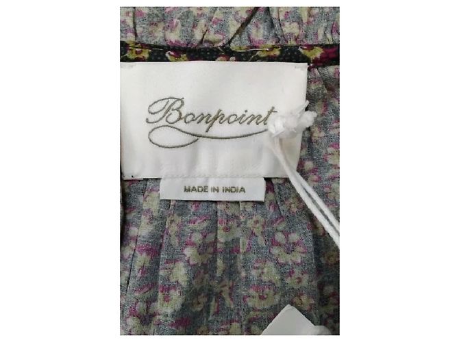 Bonpoint Blusa de algodón negra - vista 7