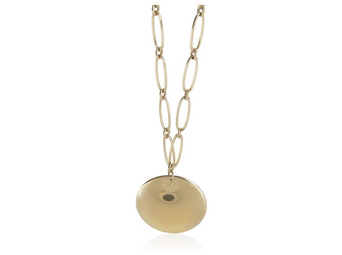 Collana a disco rotondo Elsa Peretti in oro giallo Tiffany & Co. - vista 2