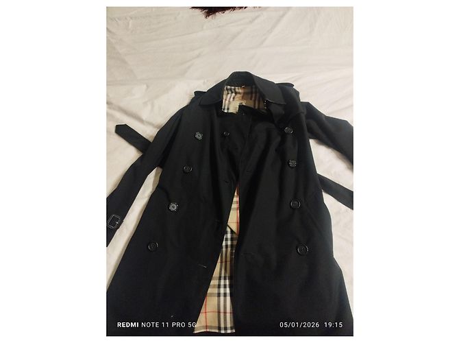 Burberry Gabardina tres cuartos Negro - vista 3