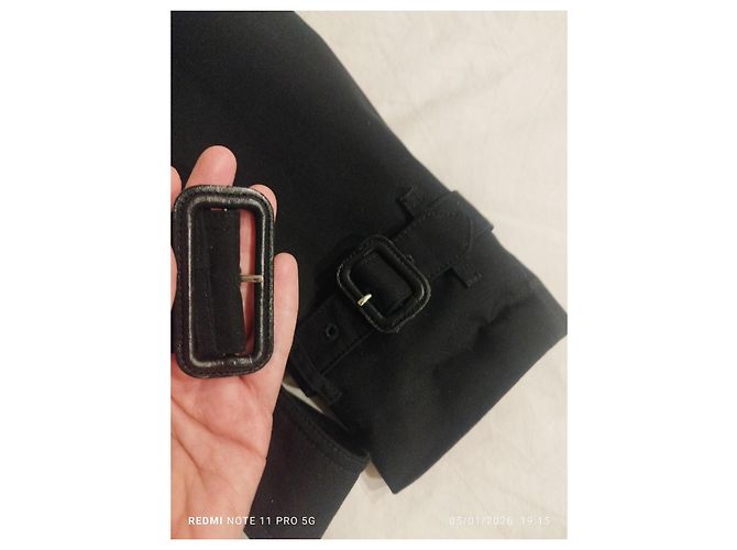 Burberry Gabardina tres cuartos Negro - vista 4