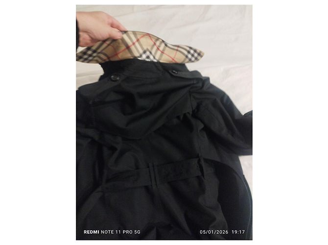 Burberry Gabardina tres cuartos Negro - vista 8
