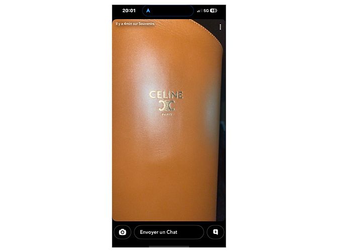 Céline Lederstiefel Caramel Größe 40 Karamell - Ansicht 3
