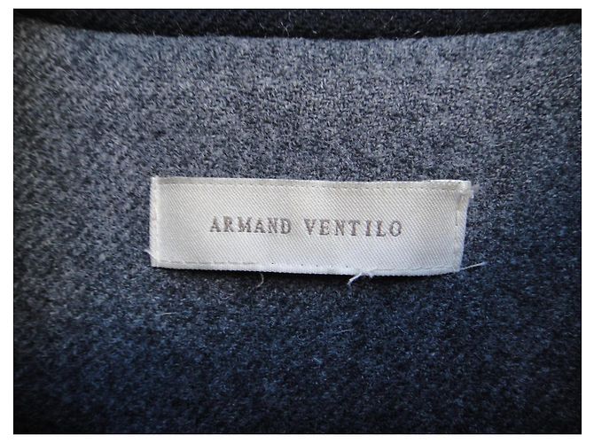Abrigo de lana gris Armand Ventilo Talla 38 - vista 3