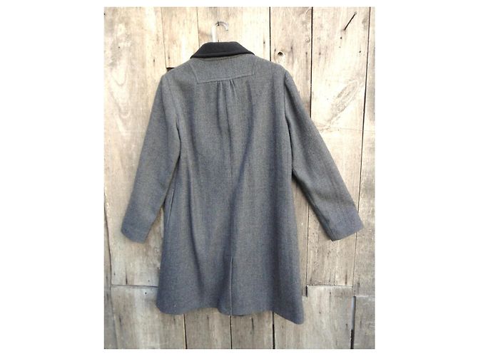 Abrigo de lana gris Armand Ventilo Talla 38 - vista 6