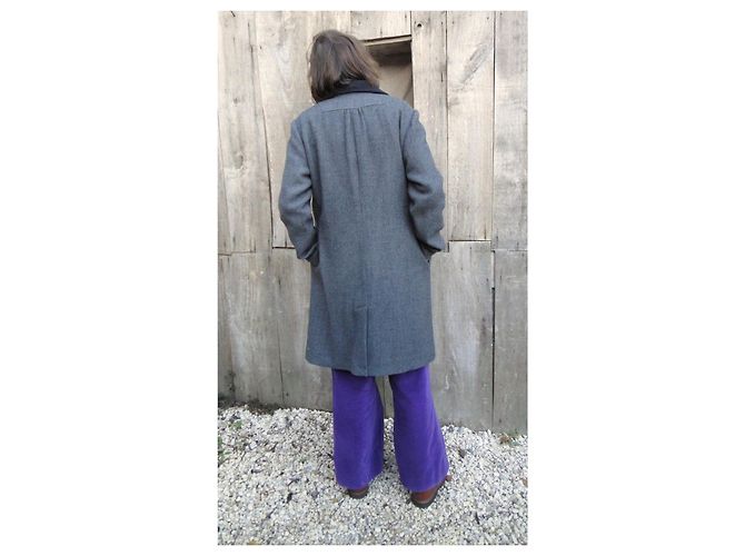 Abrigo de lana gris Armand Ventilo Talla 38 - vista 8