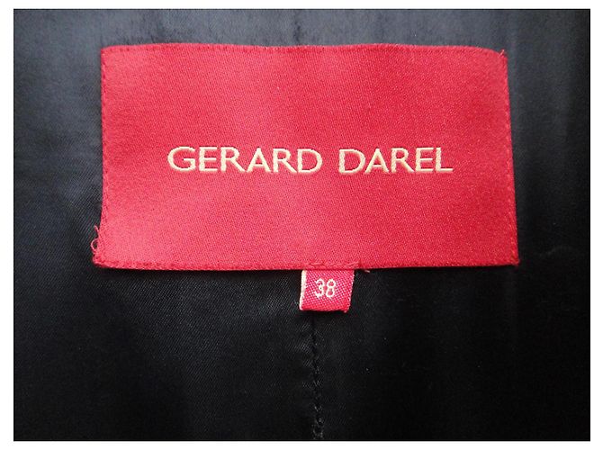 Abrigo negro de lana Gerard Darel - vista 3