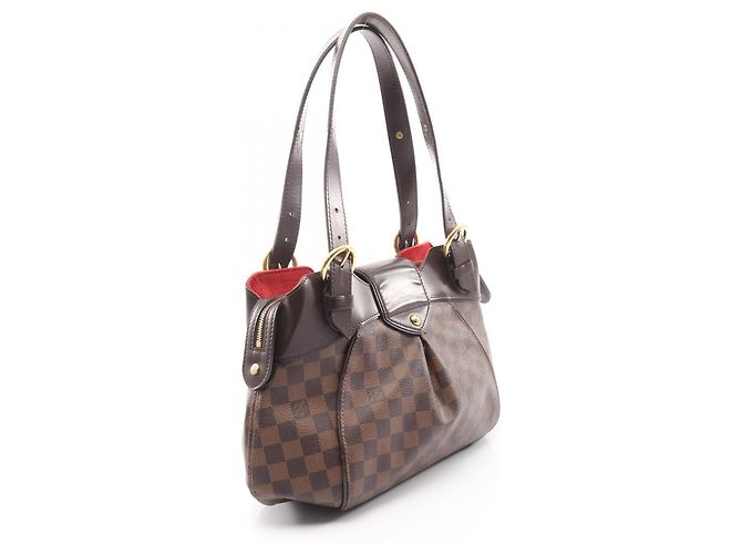 Borsa Louis Vuitton Sistina PM Marrone Damier ebene - vista 2