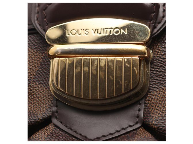 Borsa Louis Vuitton Sistina PM Marrone Damier ebene - vista 8