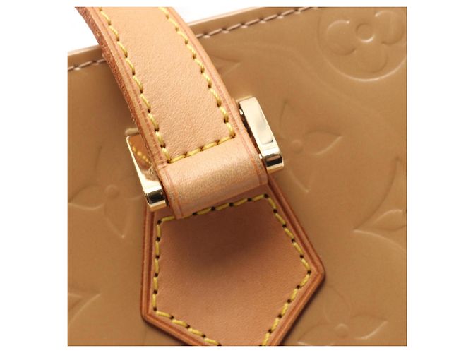 Borsa Louis Vuitton Houston in pelle beige - vista 13