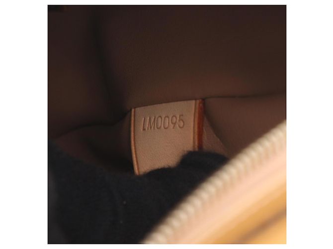 Borsa Louis Vuitton Houston in pelle beige - vista 5