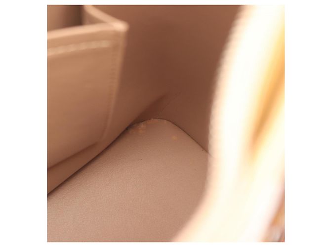 Borsa Louis Vuitton Houston in pelle beige - vista 6