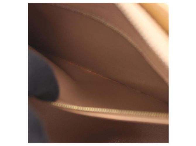 Borsa Louis Vuitton Houston in pelle beige - vista 8