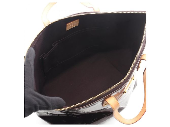 Borsa Tote Bellevue GM di Louis Vuitton Bordò Porpora - vista 3