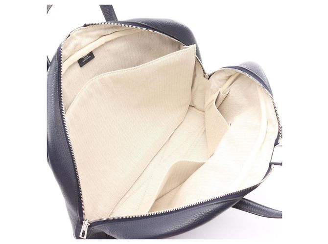 Borsa da lavoro Hermès Victoria 2 12H Blu Blu navy - vista 3