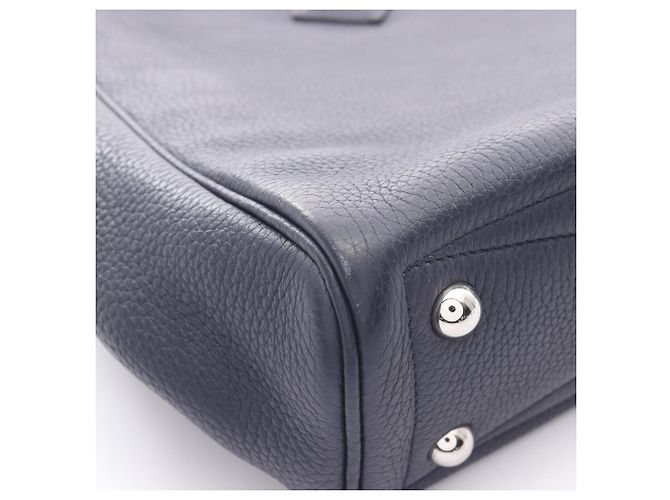 Borsa da lavoro Hermès Victoria 2 12H Blu Blu navy - vista 7