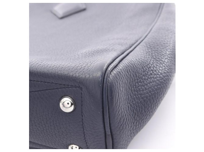 Borsa da lavoro Hermès Victoria 2 12H Blu Blu navy - vista 8