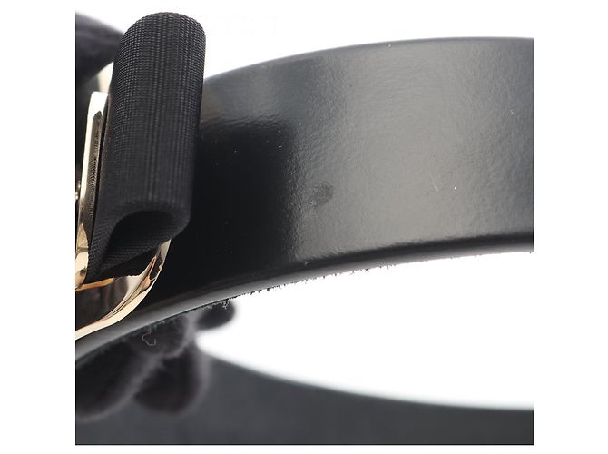 Fascia in pelle nera Salvatore Ferragamo Nero - vista 5