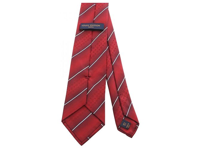 Louis Vuitton Red Silk Cravat - view 3
