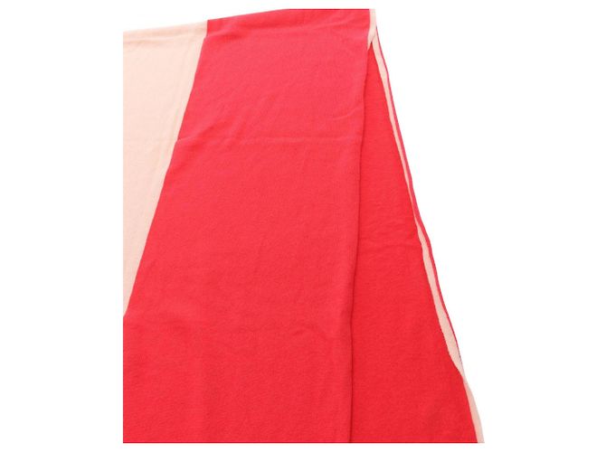 Sciarpa in cashmere rosa Chanel - vista 4